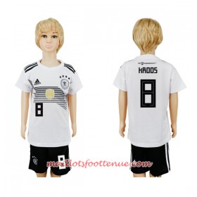 Maillot/Tenue Allemagne Kroos 8 Enfant Domicile Coupe du monde 2018